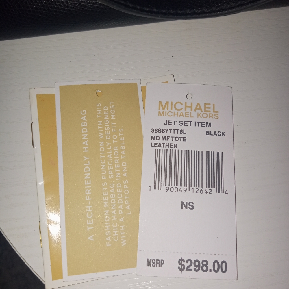 Michael Kors Medium Multifunctional Black Tote - image 7